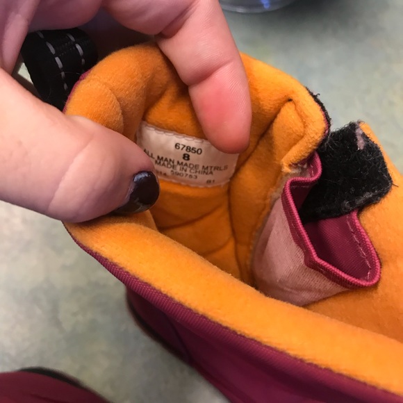 Pink lands end boots - Picture 3 of 3